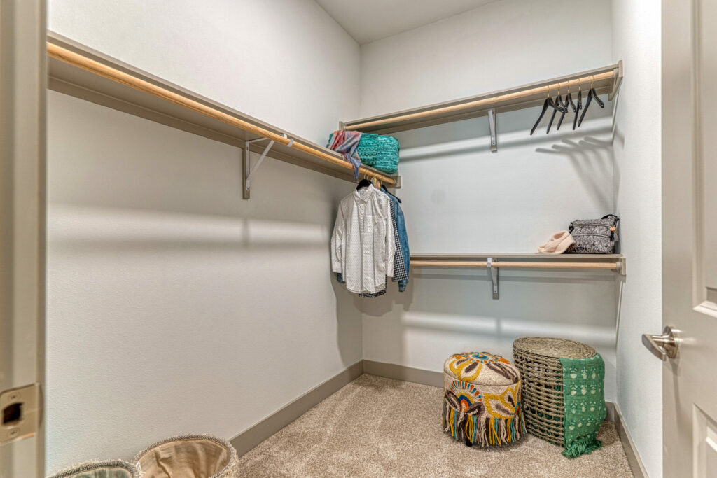 A New Level of Convenience - spacious walk-in closet