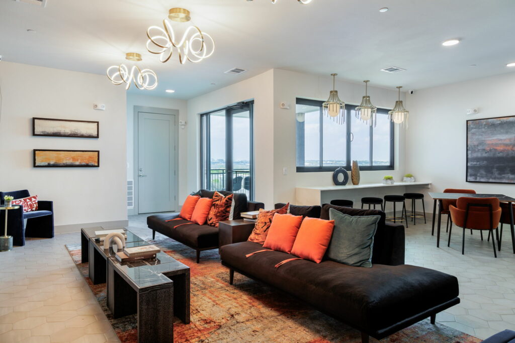 Perks Beyond Your Four Walls - apartment clubhouse with comfy seating